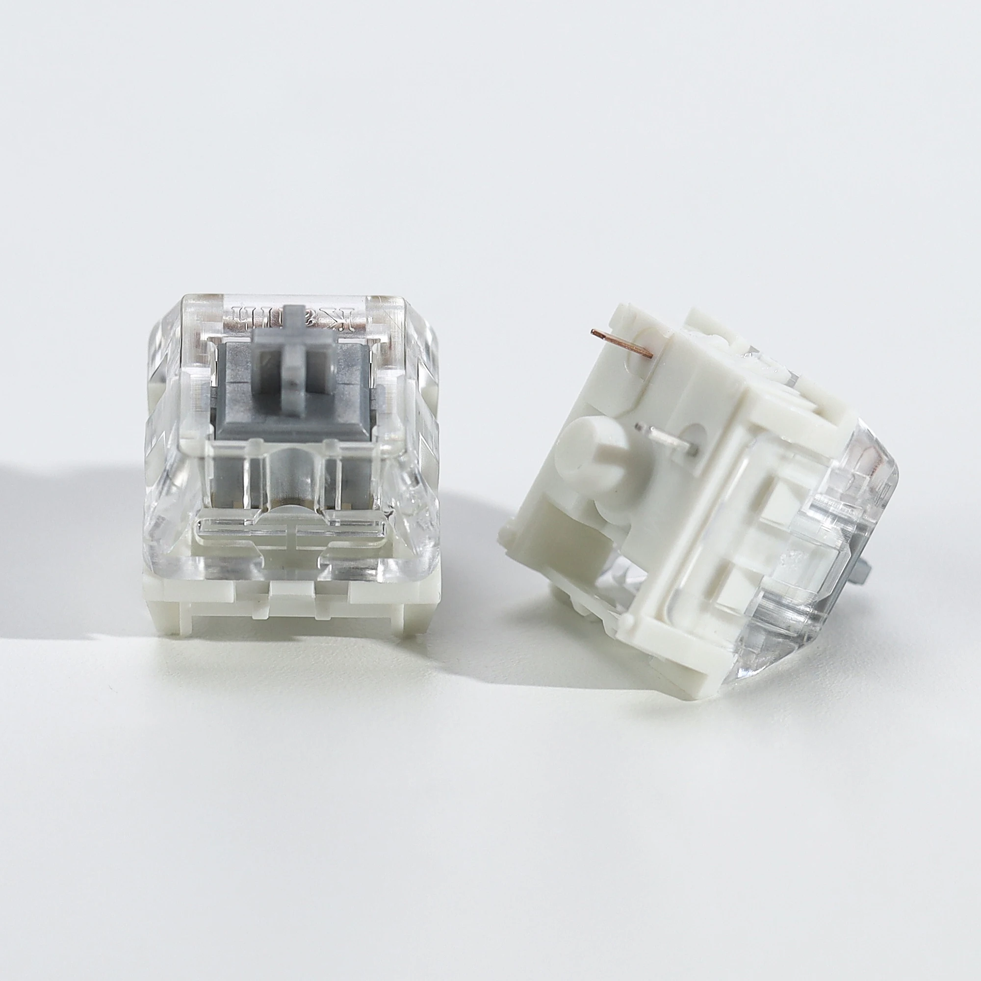 Kailh Speed Silver Switch Mechanische Tastaturschalter, cremig, linear, 3-polig, 40gf, vorgeschmiert, für 60 Gaming-Tastatur-Kit-Schalter – Detail 12