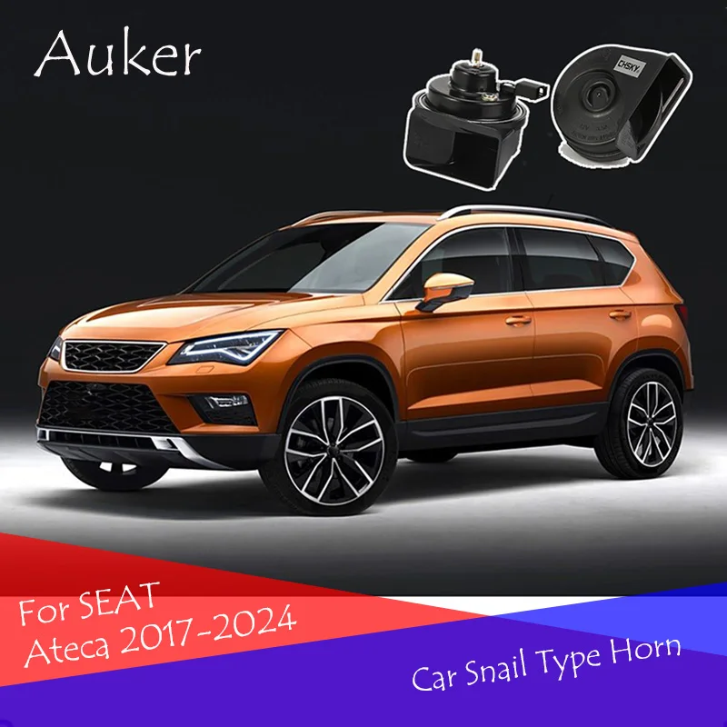 

Динамики для сиденья Ateca 2017-2024, автомобильные спиральные громкоговорители со спиралью и высокими басами, водонепроницаемые аксессуары со свистком