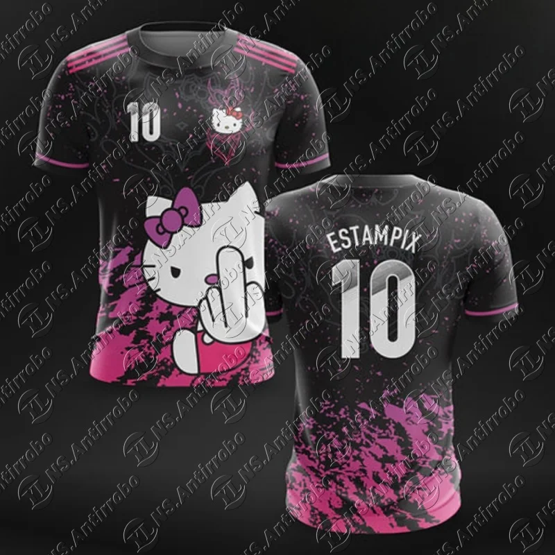 

Summer Men Women 3D Cartoon Printing Jersey Competitive T-shirts Quick-drying Tees Kid's Outdoor Sports Tops Training Clothes