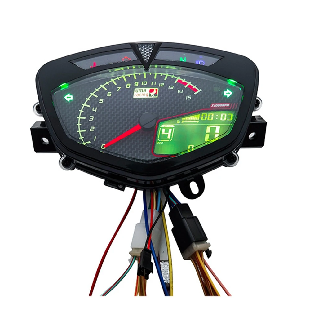 Durable-Digital Meter For Lc135 V1 Jupiter MX Copy Uma Motorcycle Speedometer LCD RPM Tachometer Meter