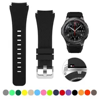 20mm 22mm Silicone Band for Samsung Galaxy Watch 5/6/4/3/46mm/Active 2/Gear s3 Frontier/Sport Bracelet Huawei GT 4/3/2/2E Strap