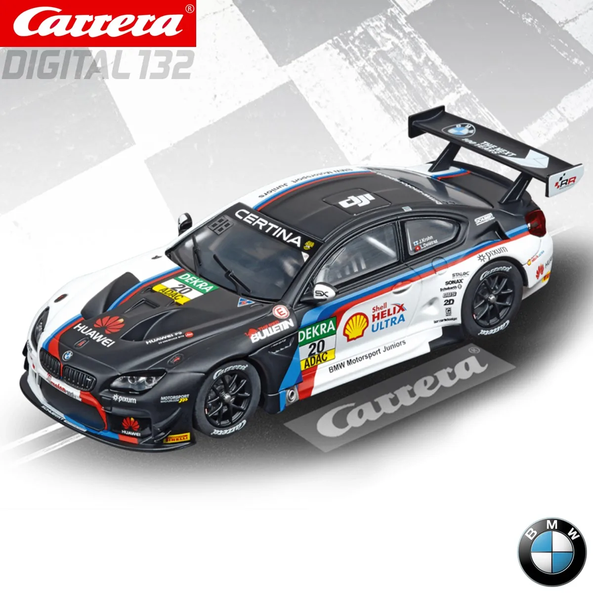 Carrera Slot Car Digital132 BMW M6 GT3 30810 Schubert Motorsport / 30917 Molitor Racing / 30984 Walkenhorst, No.34