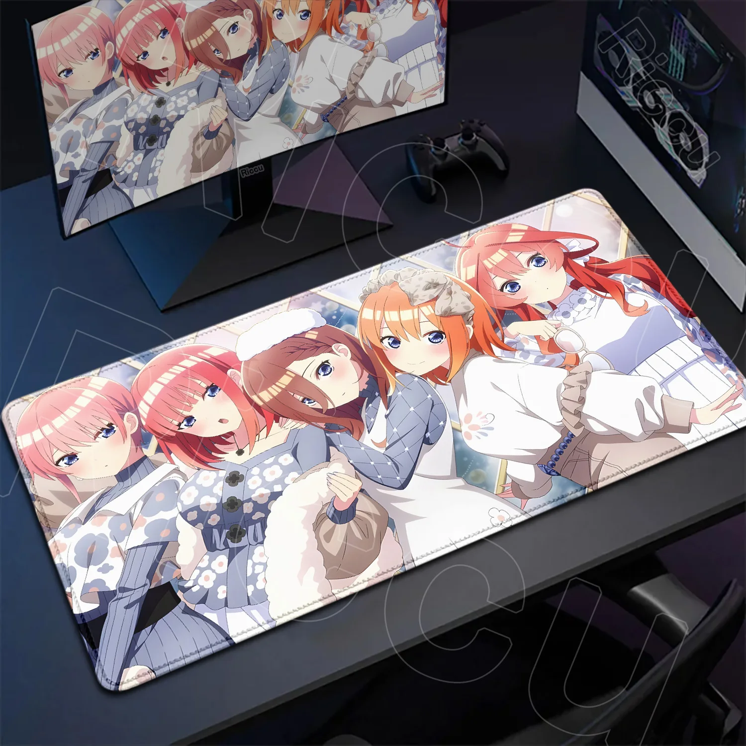 HD Print Office Mat XXL The Quintessentials Quintuplets Mouse Pad Computer Gamer MousePad Carpet