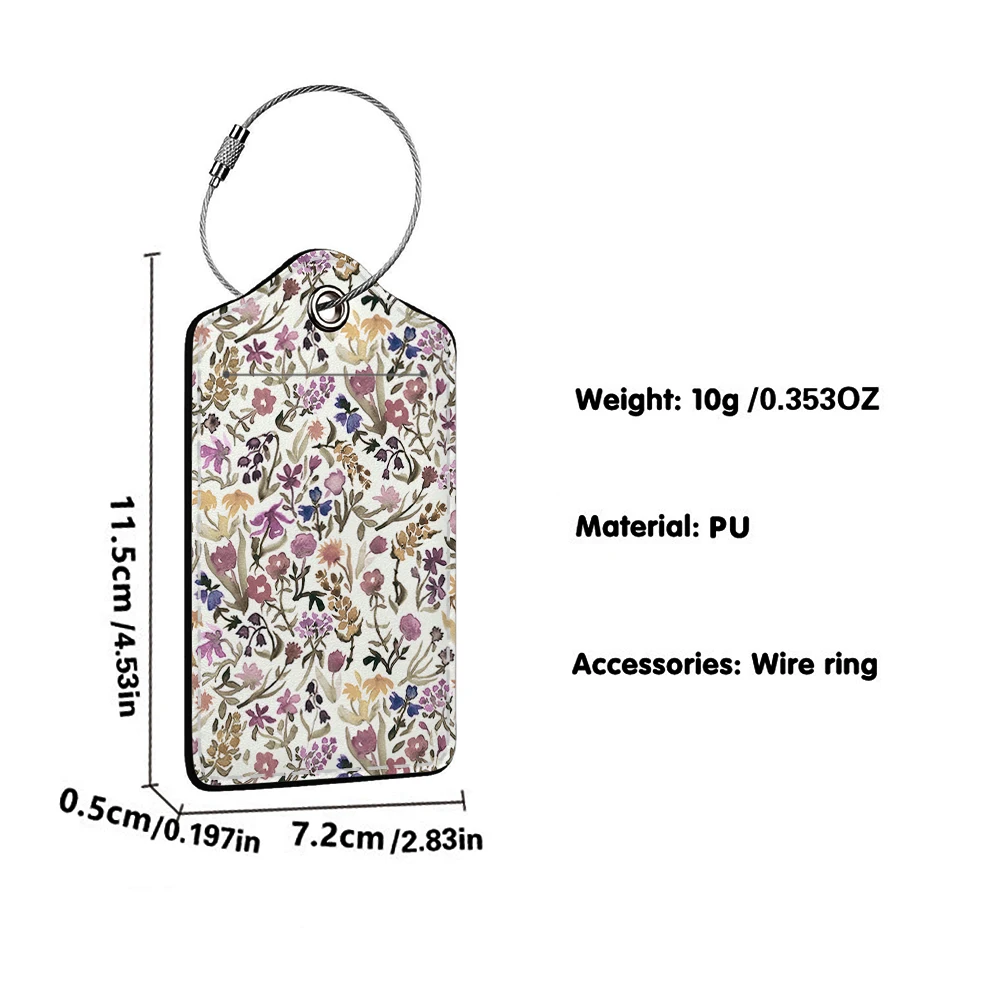 الزهور الجميلة مختومة الجلود الأعمال الأمتعة العلامة حقيبة عنوان التسمية الأمتعة الصعود حالة التسمية اسم معرف عنوان كليب #5