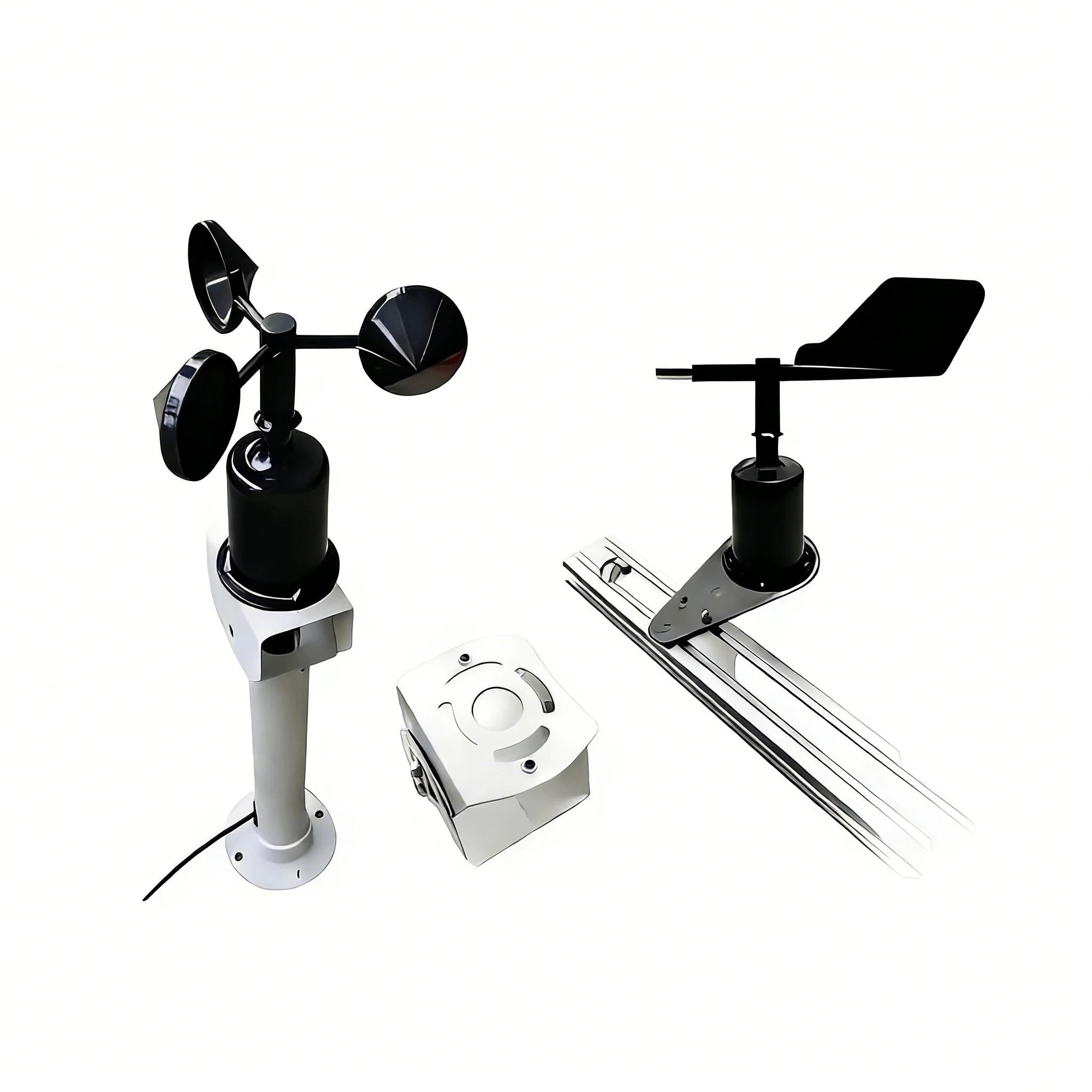 Industrial Cup Type Anemometer 24V with 4-20mA Output, High Precision Wind Speed Sensor for Automation & Weather Station