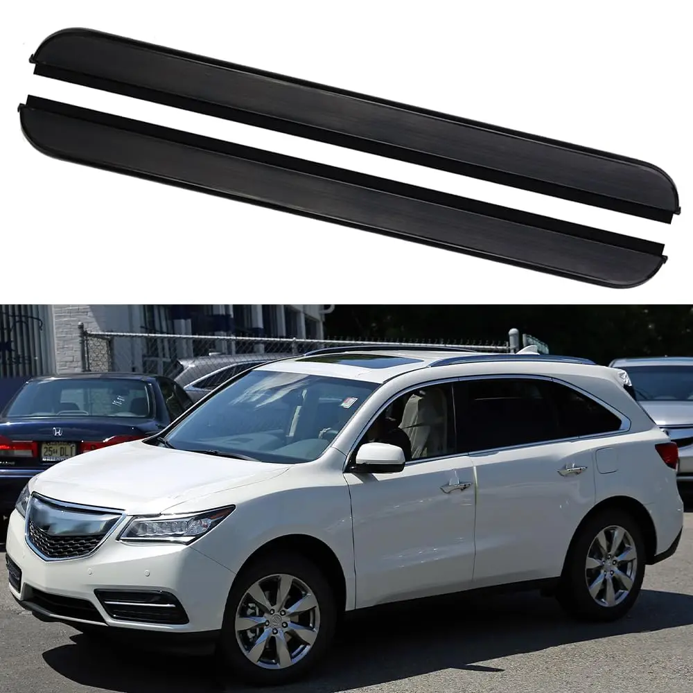 Aluminium Alloy 2PCS Side Steps Running Boards Nerf Bars Side Pedal Fits for Acura MDX 2014-2021