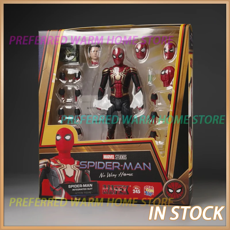 In Stock Originate MAFEX 245 Spider Man Integrated Suit Movability