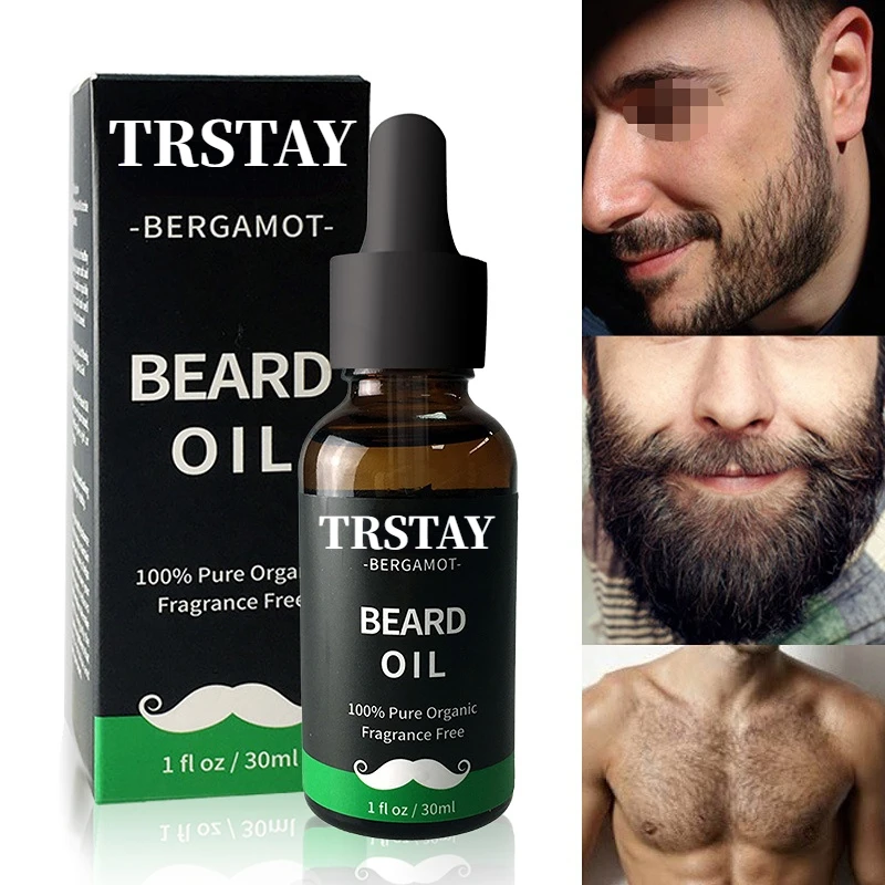 Facial Hair Growth Beard Growth Essential Oil Man Beard Modifier Product Improves Frizz Fast Powerful Hair Growth Liquid 50ml