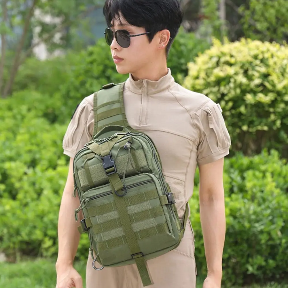 

Waterproof Hiking Crossbody Bag Oxford Large Capacity Outdoor Mountaineering Bag Lightweight Durable Camping Rucksack Travel