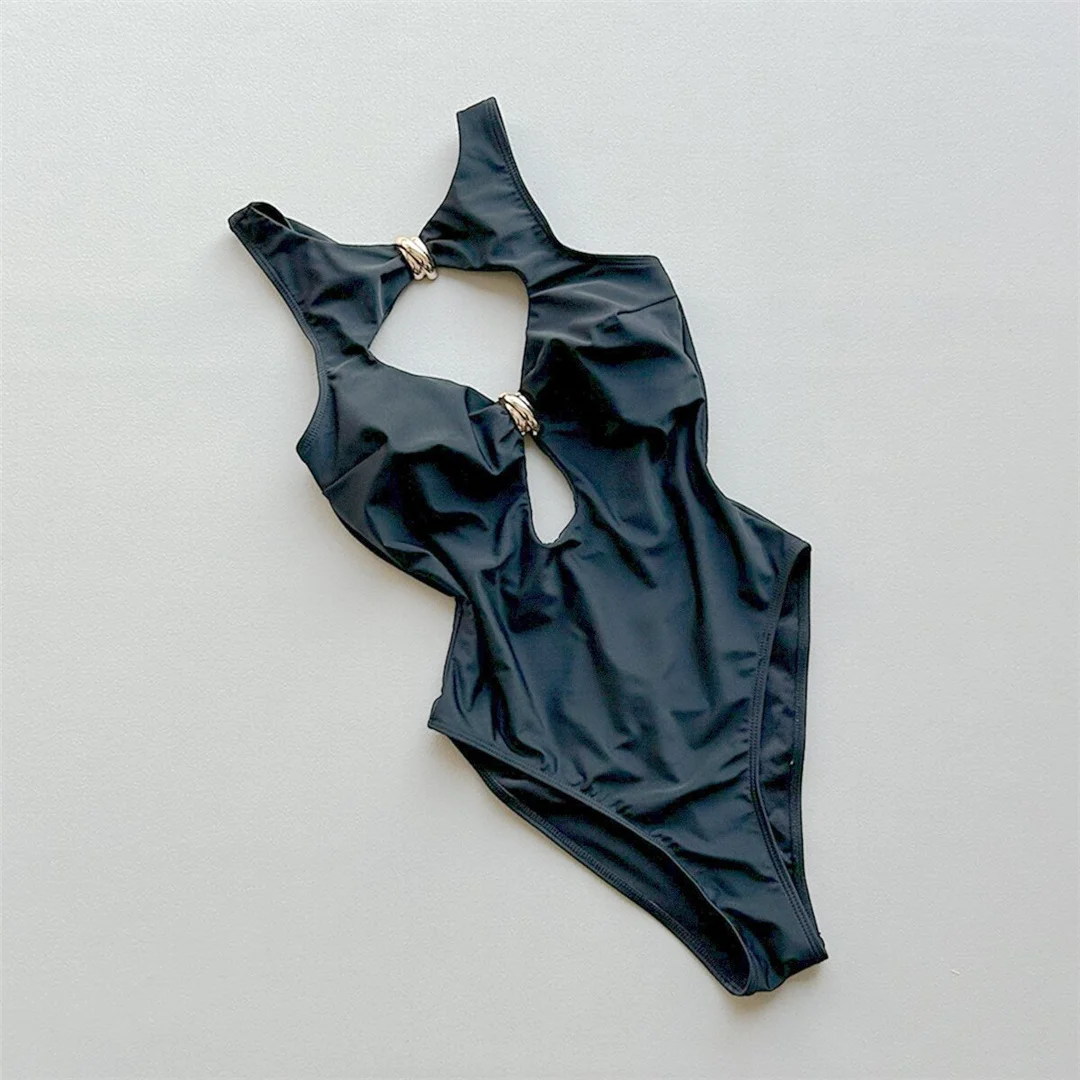 2026 Sexy Cut-Out Rückenfreier Damen-Badeanzug Einteiliger Badeanzug für Frauen mit hohem Beinausschnitt Monokini Gepolsterter Badeanzug Badebekleidung V7932 – Detail 5