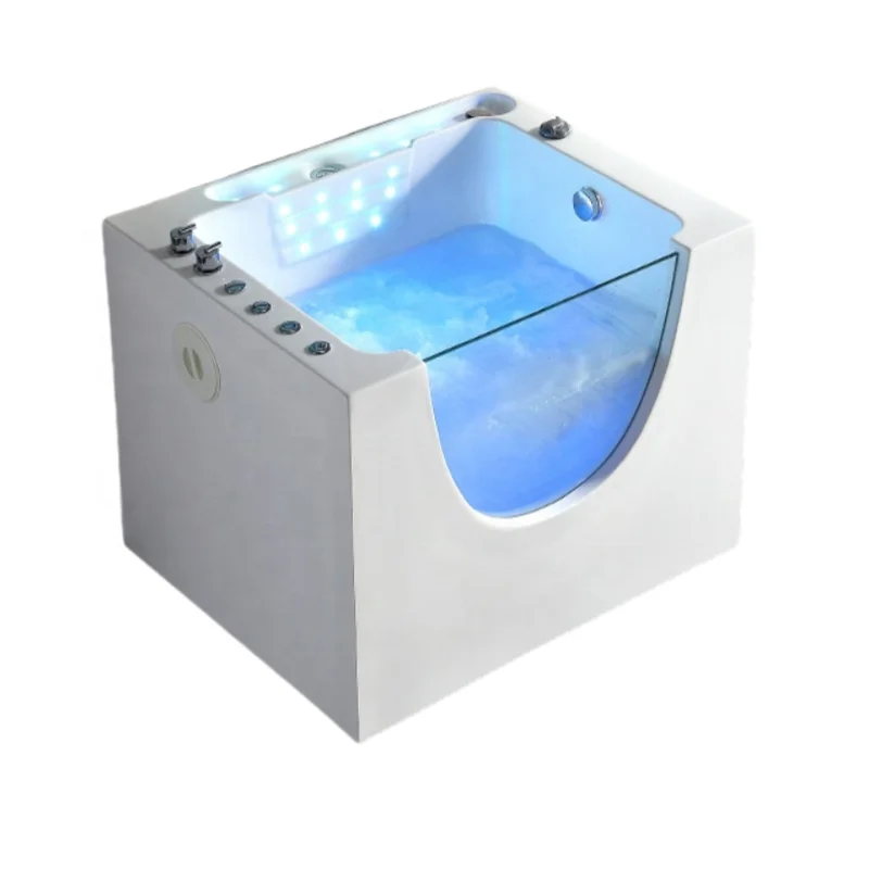 

USMILEPET Best Seller Professional Manufacturer Pet Grooming Tub Acrylic Pet Spa Bathtub with Surf and Lights for Pet Salon