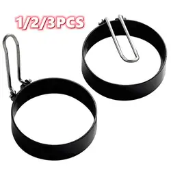 1/2/3PCS Stainless Steel Egg Frying Mold Pancake Egg Frying Ring Circle Round Cooking Tool Kitchen Tools Baking Accessories