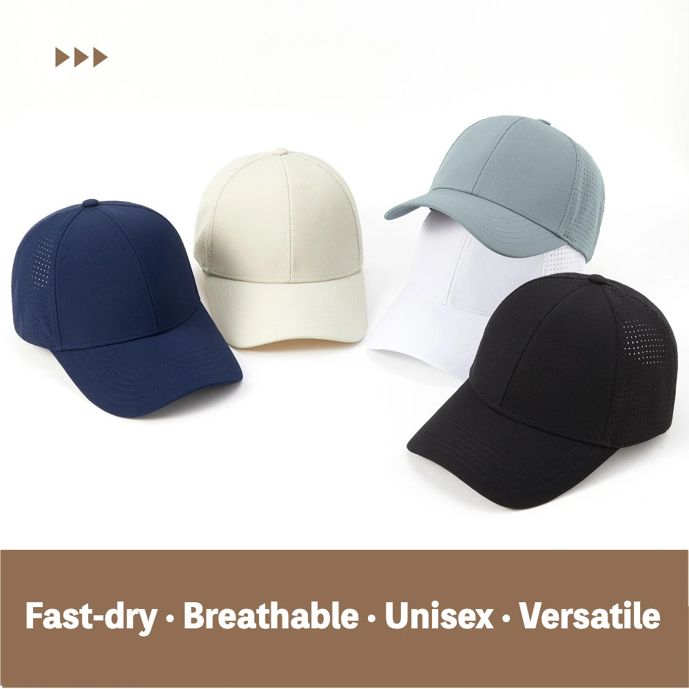 

Универсальная высококачественная легкая бейсболка, дышащая солнцезащитная кепка с защитой от УФ-излучения, регулируемая, быстросохнущая, на липучке, для активного отдыха, летняя