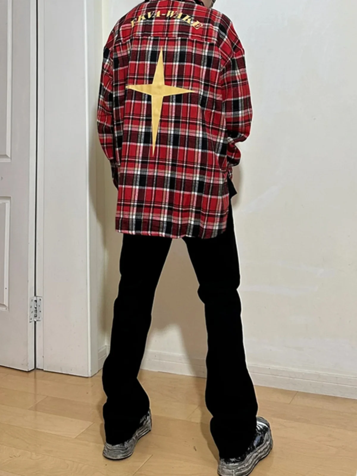 

Pure Black Straight Leg Jeans Men's Autumn Winter Slim Fit Fleece Lined Pants Cleanfit American High Street Elastic Style