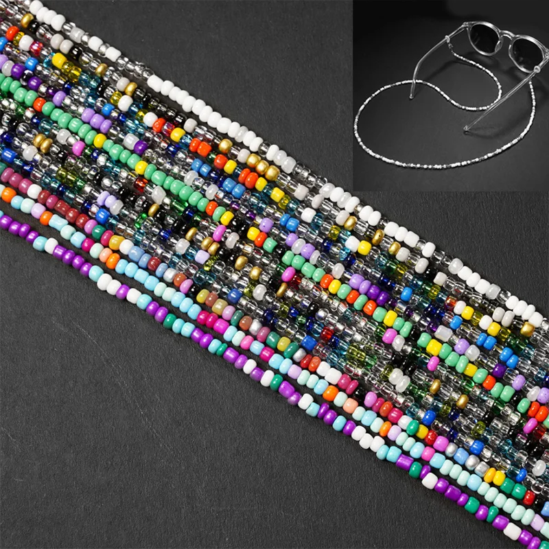Handmade Fashion Reading Glasses Chain for Women Sunglasses Cords Lanyard Beaded Eyewear Gift Wholesale
