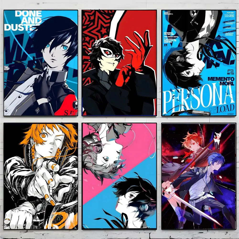 urban rpg series P-Persona Poster Superior Home Space Pub Indoor Decorative Art & Home Decor