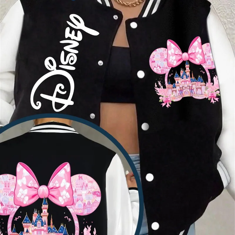 

Куртка Disney Castle, женская куртка на осень/зиму, новая повседневная модная мужская и женская уличная одежда