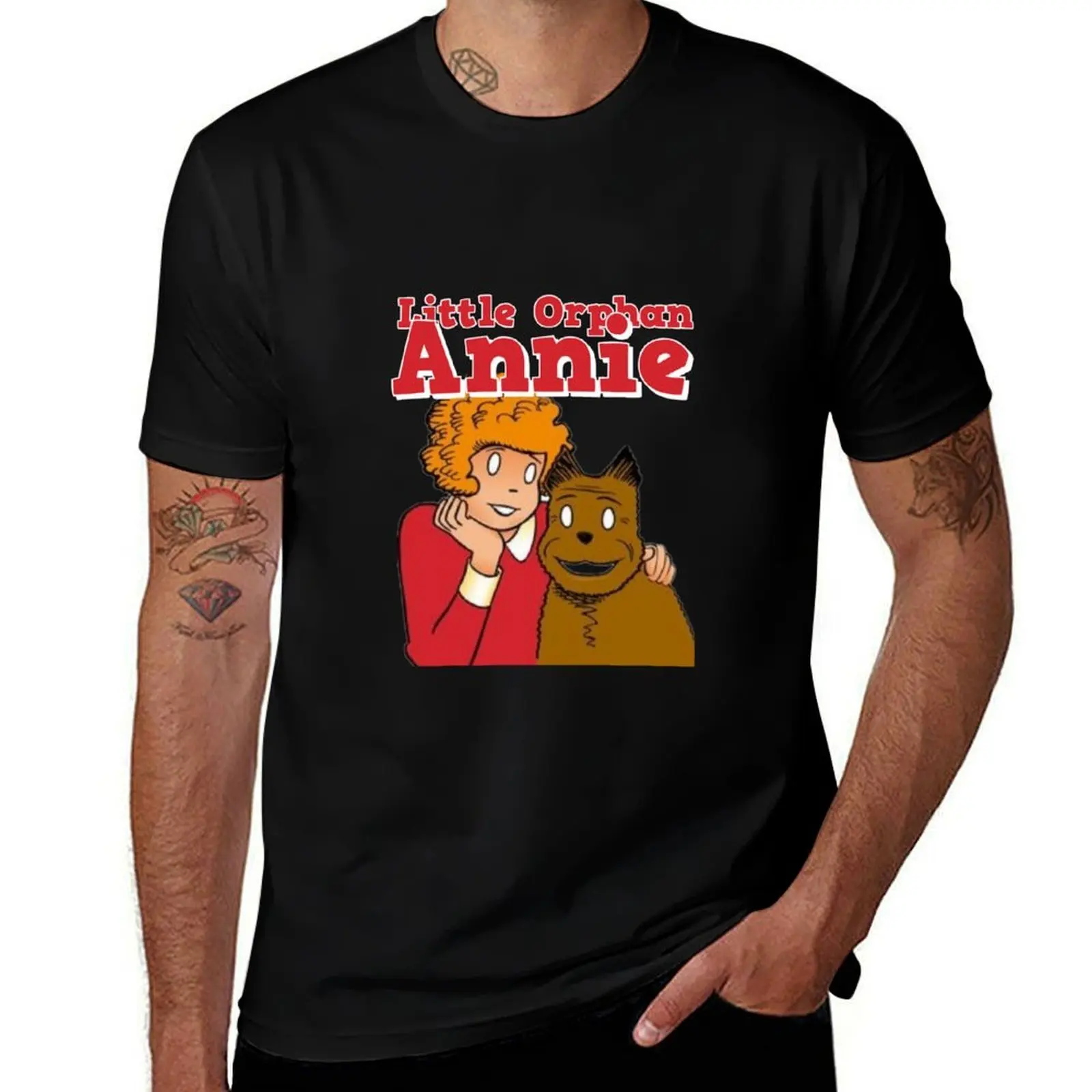 Little Orphan Annie T-Shirt Casual Minimalist Short Sleeve Top T-Shirt