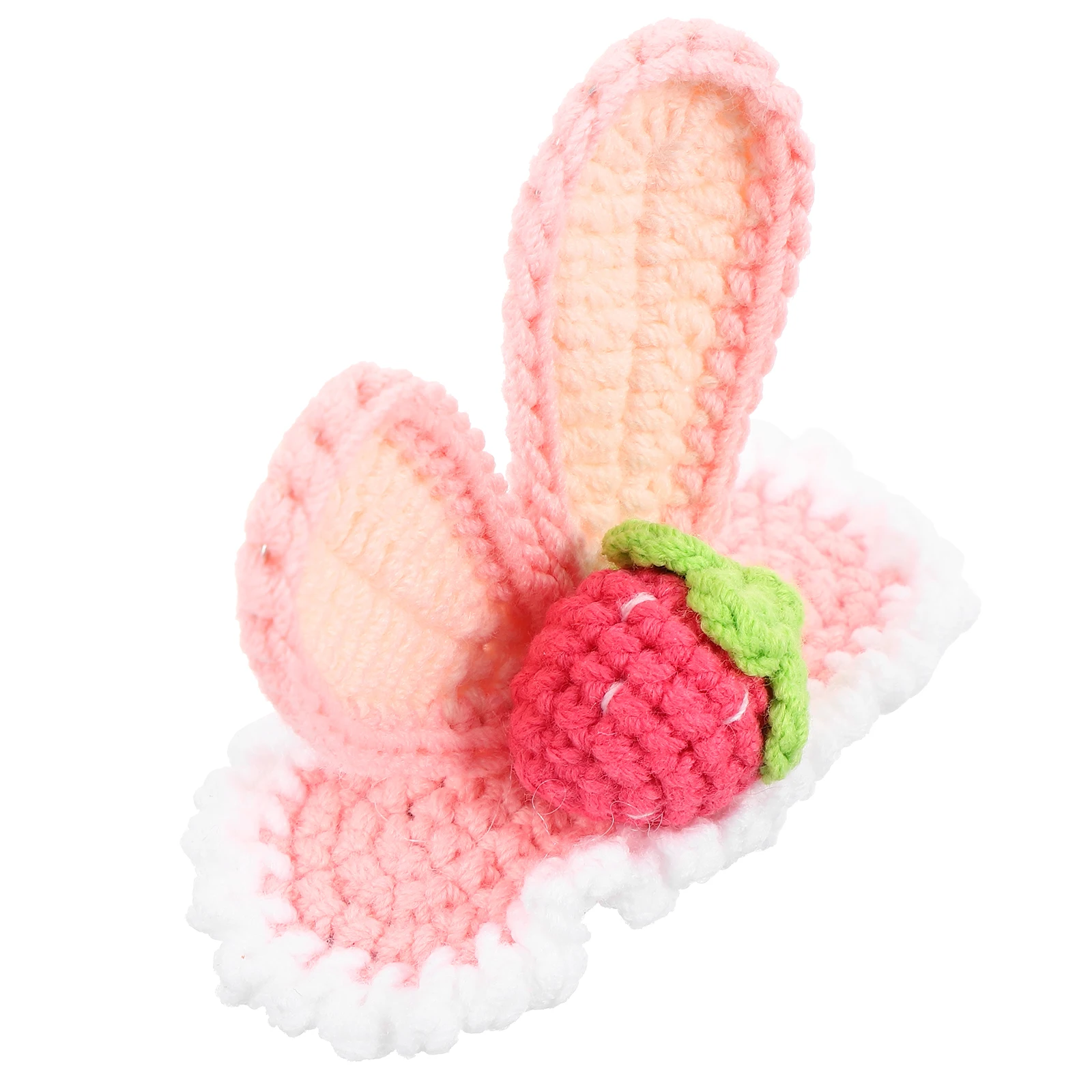 

Woolen Knitting Hair Clamps For Women Lovely Bunny Ear Clip for Women Ears Accessories Holiday Gift