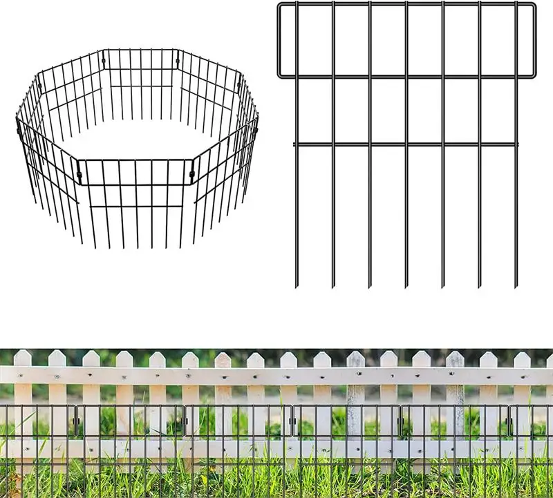 小さな屋外の庭のフェンス,小枝の装飾,ヴィラの公園,花,庭