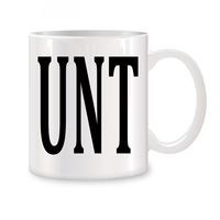 UNT Coffee Mug Dishwasher and Microwave Safe Mugs Funny Birthday Christmas Gifts Novelty Coffee Cups 11 oz