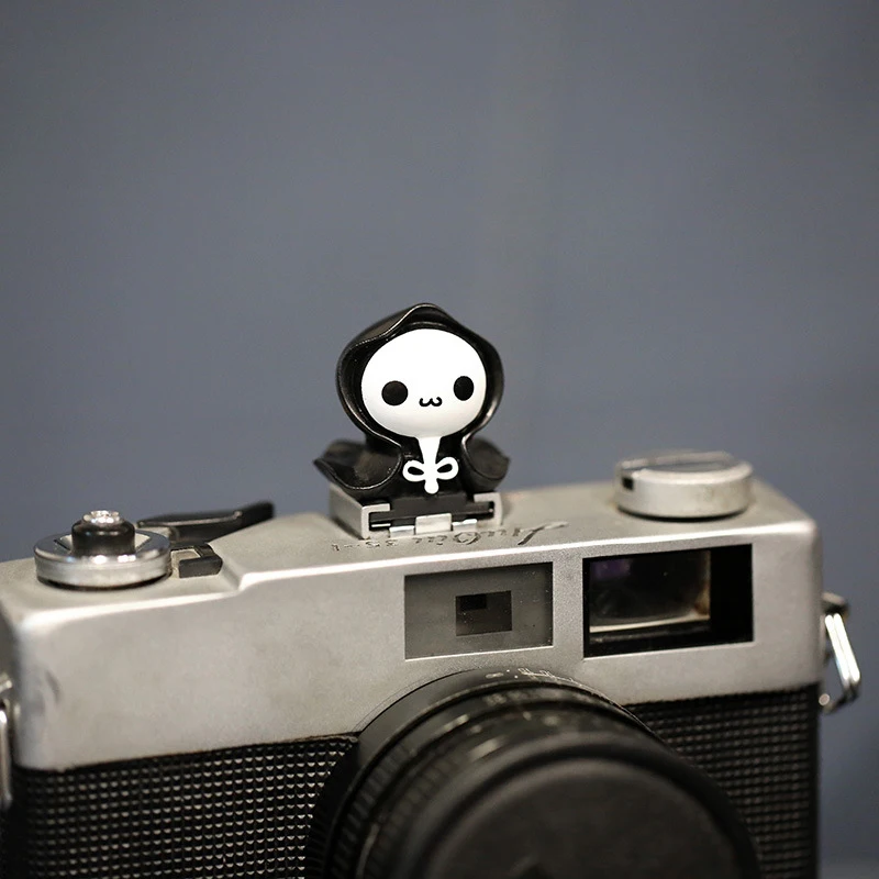 Demon tutup pelindung sepatu panas kamera SLR, penutup sepatu panas tahan debu kartun lucu fotografi