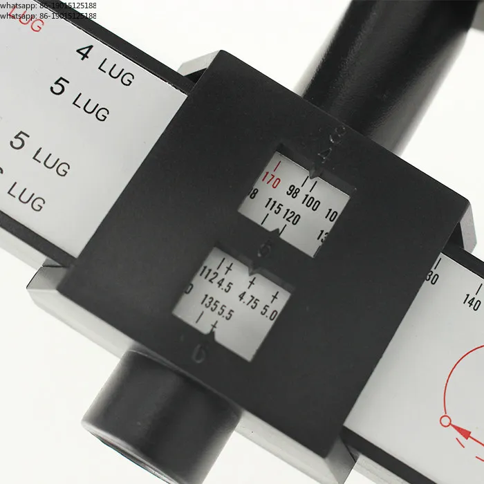 Hub spacing modification tool  hole spacing ruler Hub ruler Measuring hub tool