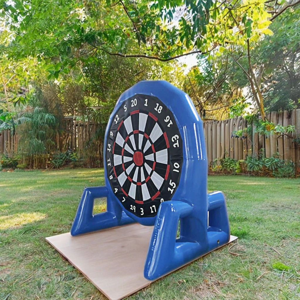 

High Quality Inflatable Soccer Dart Board Foot Darts Popular Crazy Game for Kids Double Stitching Model Inflatable Trampoline