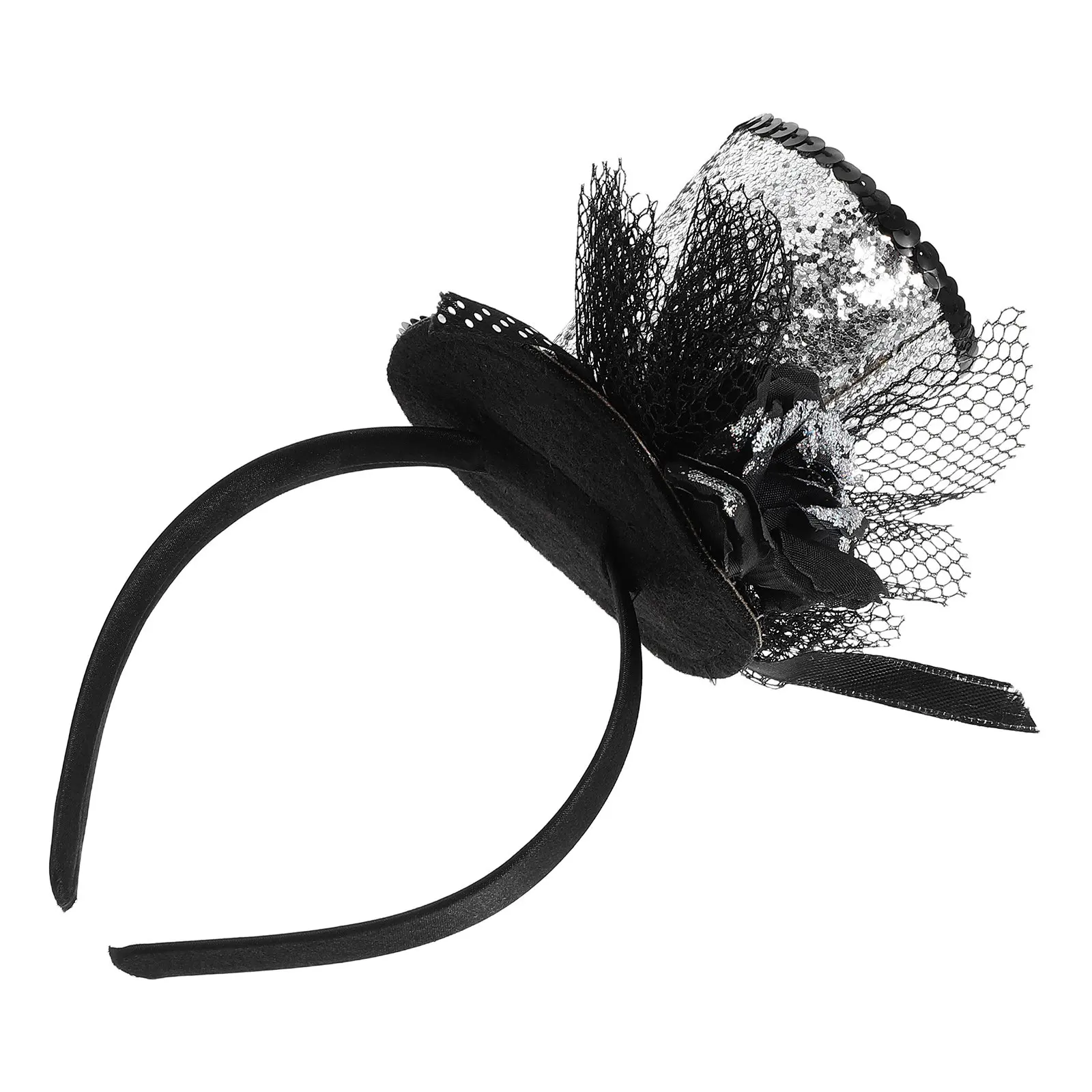 

Новинка! Праздничный головной убор: мини-шляпка с пайетками и блестками для женщин, аксессуар для новогодних торжеств, фестивалей и фотосессий.