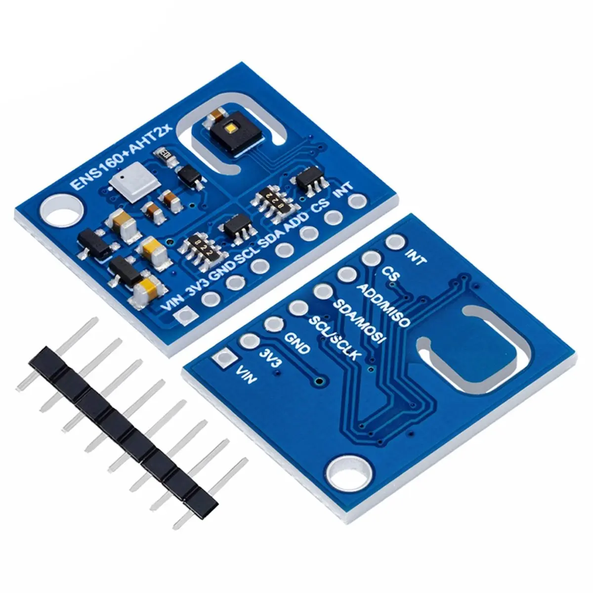 ENS160+AHT21 CARBON Dioxide CO2 ECO2 TVOC Air Quality and Temperature and Humidity Sensor Replace CCS811 for