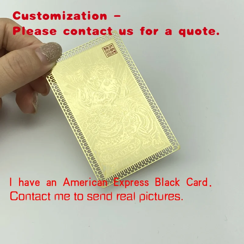 

custom.Best Quality China Luxury Packaging With Metal Business Card