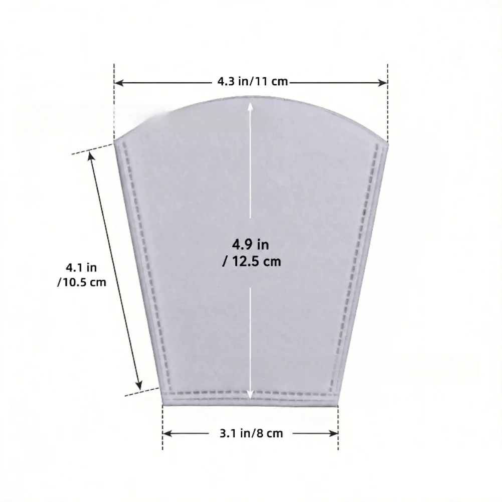 Vacuum Bags Dust Bags 12-Pack Precise No Tools Required 11cm X 8cm X 12.5cm For Dry Dirt Removal  Vacuum Bags