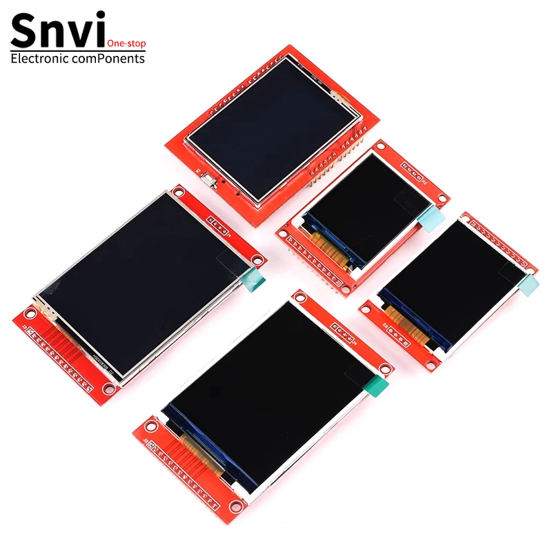 Moduł wyświetlacza TFT LCD 1.44/1.8/2.0/2.4/2.8 cala IPS 7Pin SPI Ekran Sterownik ST7735/ILI9341 Panel Dotykowy 320x240 Dla Arduino ESP32