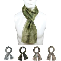 Camouflage Mesh Scarf Outdoor Jungle Muffler Breathable Headband Tactical Outdoor Climbing Sport Accessories Hot Scraf New Camo