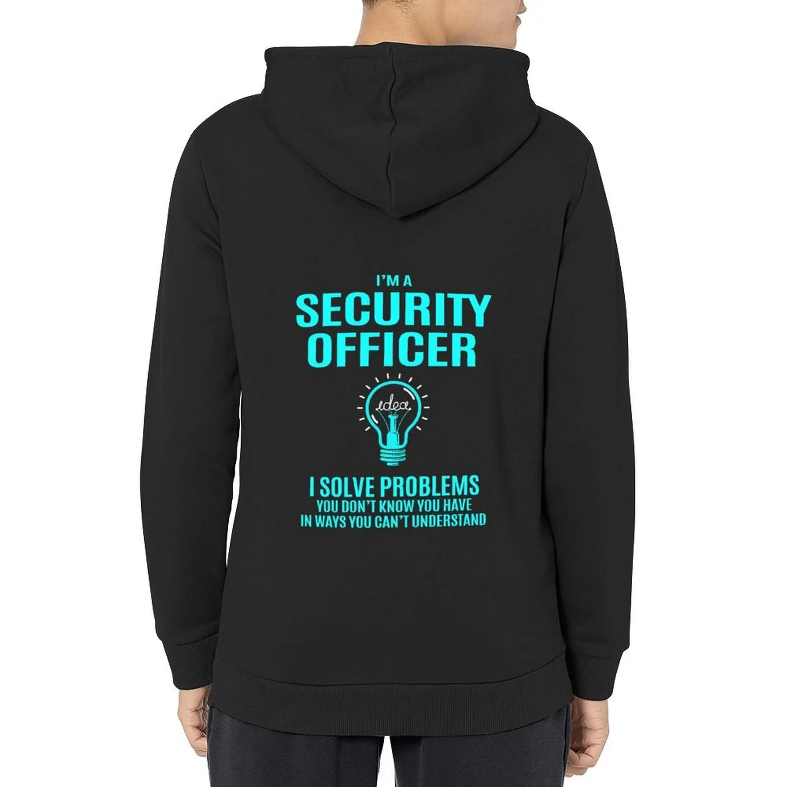 

Security Officer T Shirt - I Solve Problems Gift Item Tee Hoodie autumn clothes men's clothing men's winter sweater anime hoodie