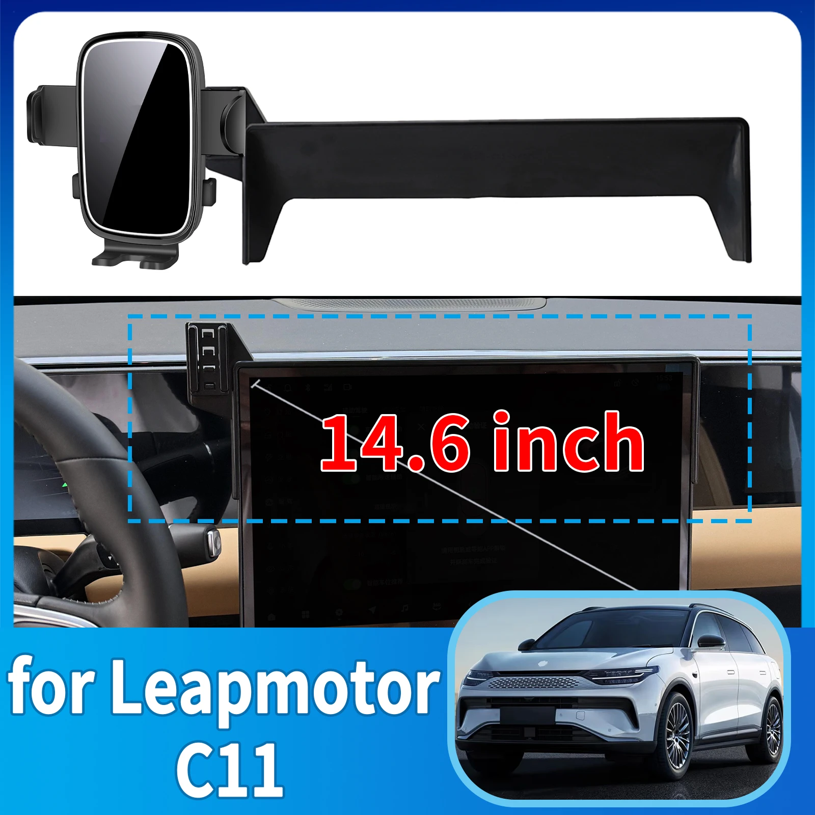

fit for Leapmotor C11 Phone Holder, Dashboard Screen Mount Bracket Easy Installation​​ Car accessoires