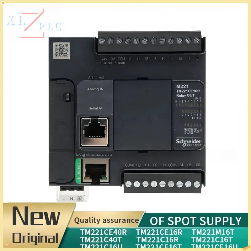 

Original TM221CE40R TM221CE16R TM221M16T TM221C40T TM221C16R TM221C16T TM221C16U TM221CE16T TM221CE16U PLC Programmable