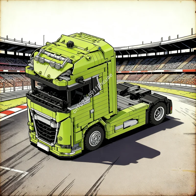 

1288pcs MOC DAF XG Technical Expert Buildered Model Building Blocks DIY Creative Christmas Gifts Idea Toys Education Brick Kids