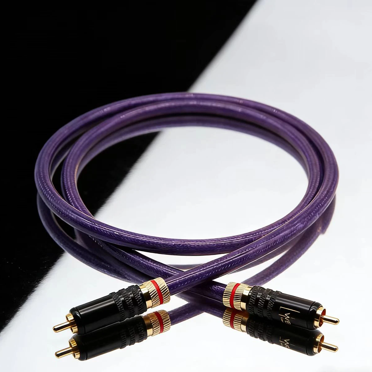 65G 75ohm Digital Coaxial DAC Cable Press Self-locking amplifier decoder RCA cable Stereo TV Audio speaker wire