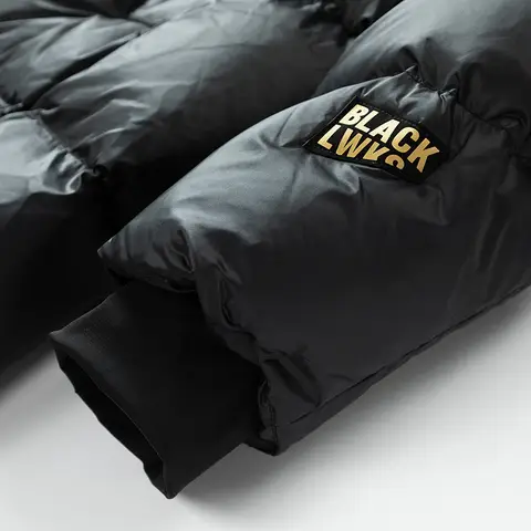 उच्च श्रेणी के पुरुषों के डाउन कोट ब्लैक गोल्ड गूज डाउन एक्सट्रीम कोल्ड -40 लंबी हुड वाली शीतकालीन जैकेट मोटा आउटरवियर 10 best sales गोल्डन गूज़ स्नीकर्स - №6