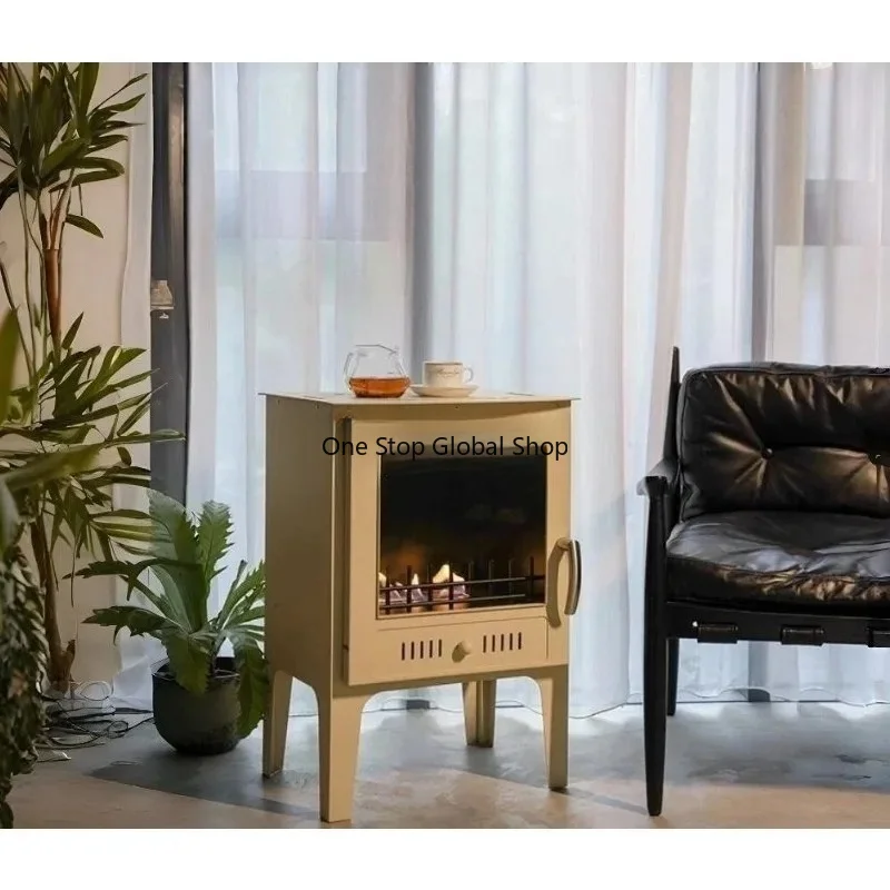 Winter Indoor Smokeless Real Flame Bio Ethanol Fireplace Safe Efficient Large Area Whole House Heater Living Room Bedroom Office view 4