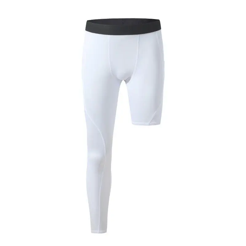 Calças De Compressão De Treinamento De Alta Elasticidade, Leggings Longas, Base De Secagem Rápida, Alta Elasticidade, Corrida, Esportes, Basquete, Fitness, Calça