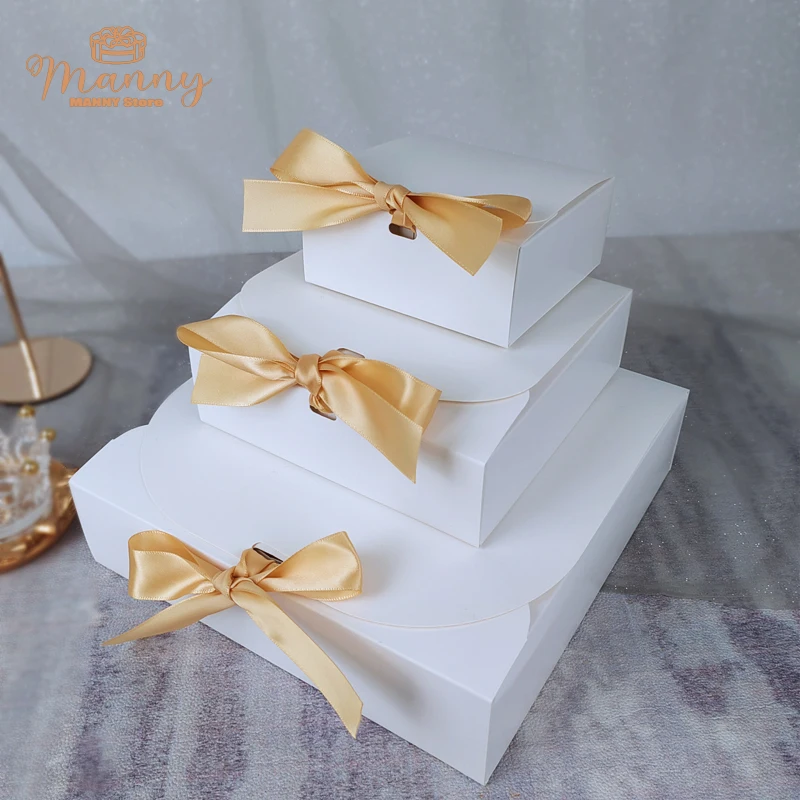 10pcs Black White Gift Box Small Gifts Packaging Box Kraft paper Bridesmaid Box,Wedding,Present,Birthday,Christmas,Party