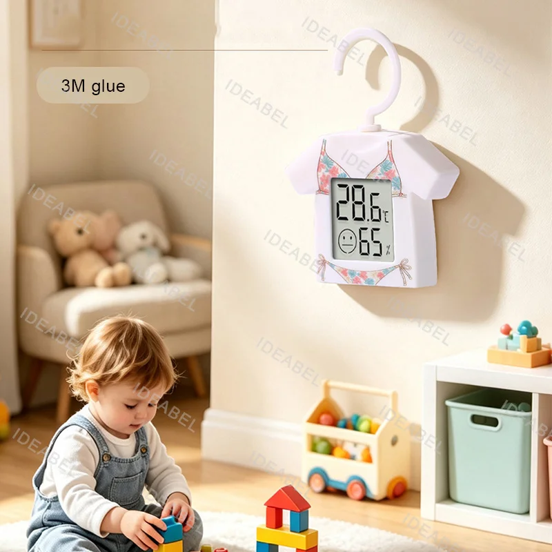 LCD Digital Thermometer Hygrometer Indoor Room Electronic Temperature Humidity Meter Sensor Gauge Weather Station for Home