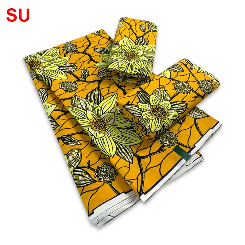 2024 New Design 100% Cotton Top Quality Supe-Hollande Wax African Fabric For Wedding Dress Making Craft Loincloth Y2