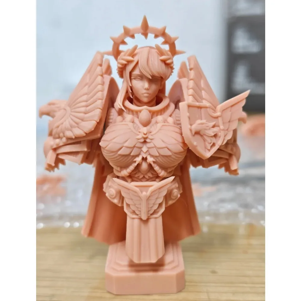 6cm/8cm Female Empress Bust Model 3D Printed Resin Blank Figurine DIY Coloring Self-assembly Miniatures Crafts