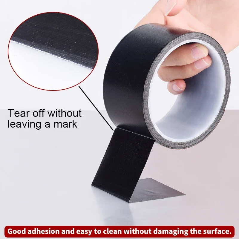 Anti-Static ESD Black PTFE Tape High Temperature Resistant Tape Insulation Anti-Sticking And Hot Resistant Cloth Tape 10m*0.13mm