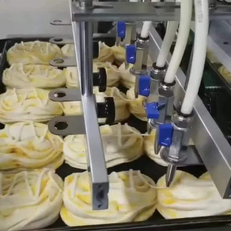 Full Automatic Cake Baking Decorating Machine Bakery Equipment For Food Processing