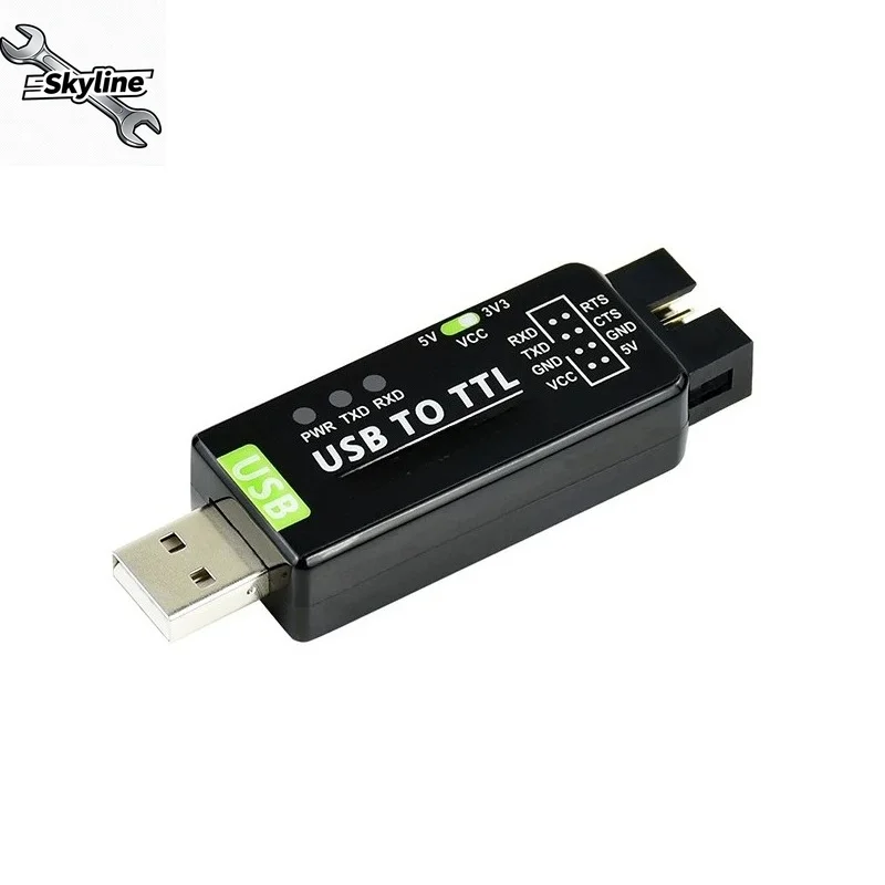 Industrial USBtoTTL Serial Converter Parts Built-in Stable Signal Chip With Protective Circuit For Embedded Equipment Debugging
