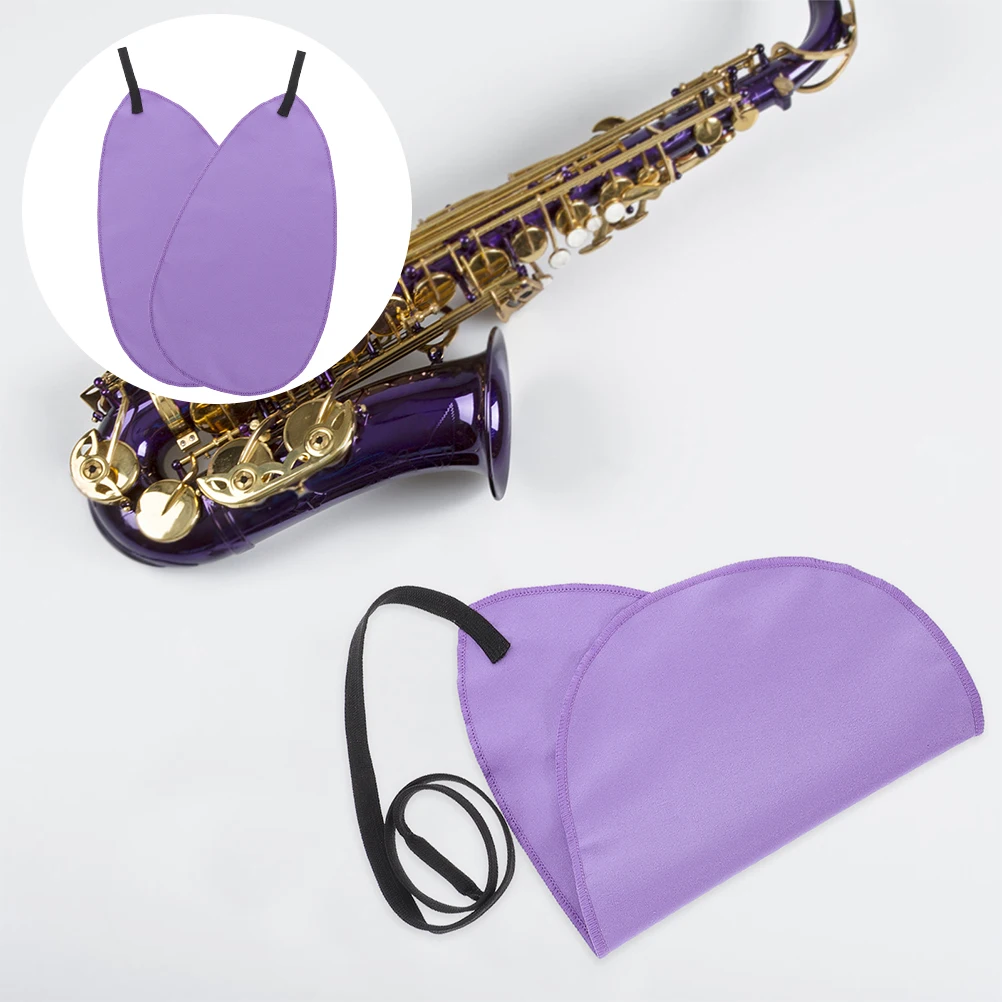 

2 Pcs Sax Instrument Cleaner Saxophone Cleaning Cloth Instruments Cloths Swab Suitable for Clarinet